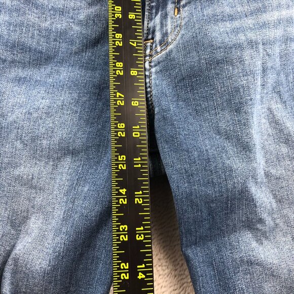 Levis Womens Butterfly Jeans Sizze 28 Mile High Super Skinny Upcycled Hippie Y2K - Picture 7 of 16